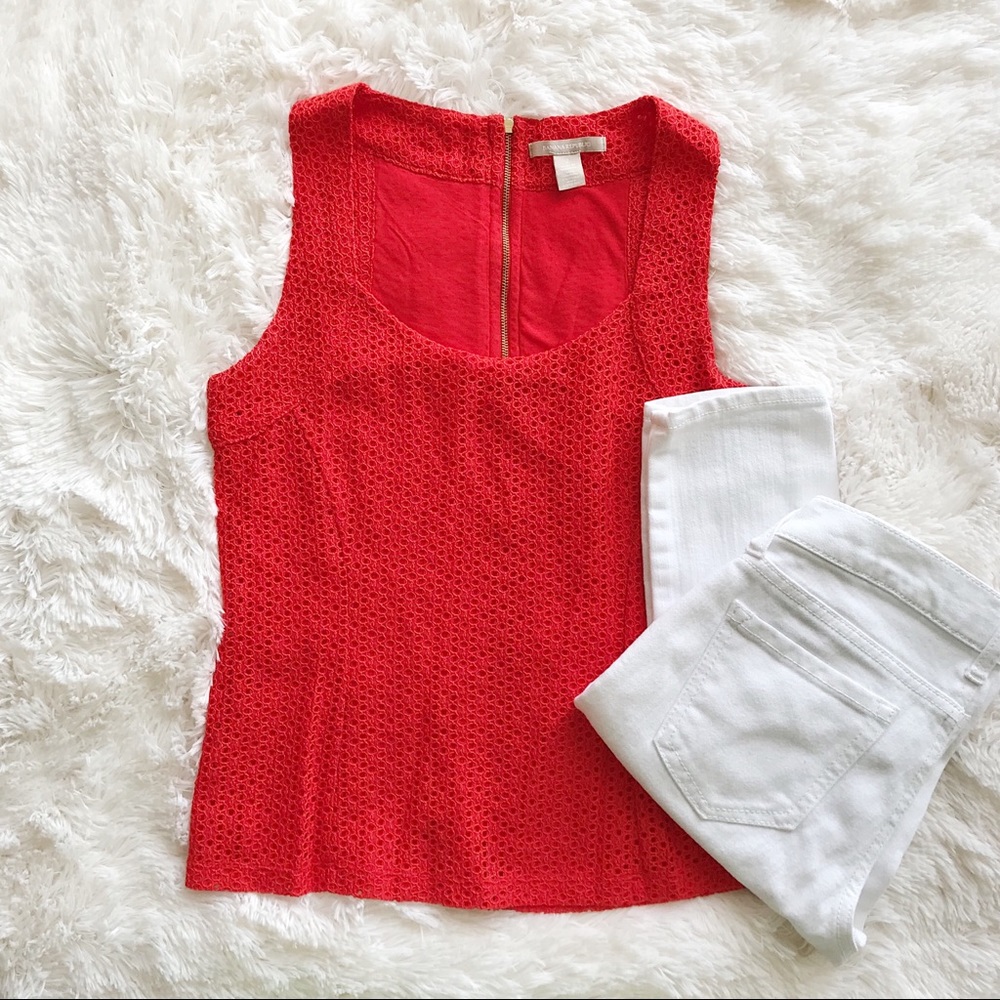 Banana Republic orange sleeveless top - Picture 8 of 8